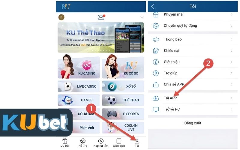 Một số lưu ý khi tiến hành tải app Kubet